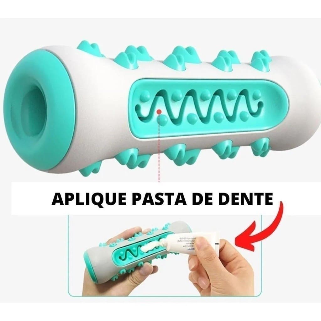 Brinquedo Mordedor Para Cachorro Saúde Dental Modelo de Osso